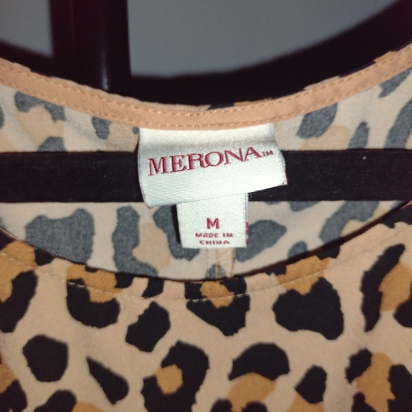 Merona Animal print dress size M - Picture 3 of 6